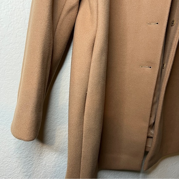 DKNY Women's Walker Wool Camel Coat Size XL - Picture 3 of 11